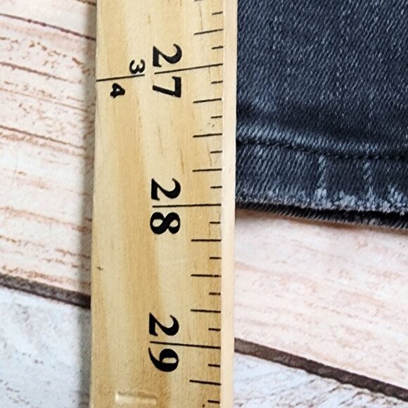 Frame Le Sylvie Slender Straight Jeans Size 25 Dark Wash Cotton/Modal Blend Deni - Picture 13 of 15